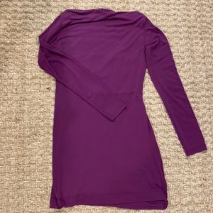 Backless Purple Dress